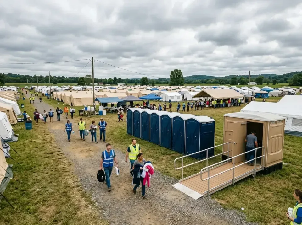 disaster-relief-camp-restrooms-010 — frequently asked questions, Dumpster & Portable Bathrooms Rental in West Branch, IA